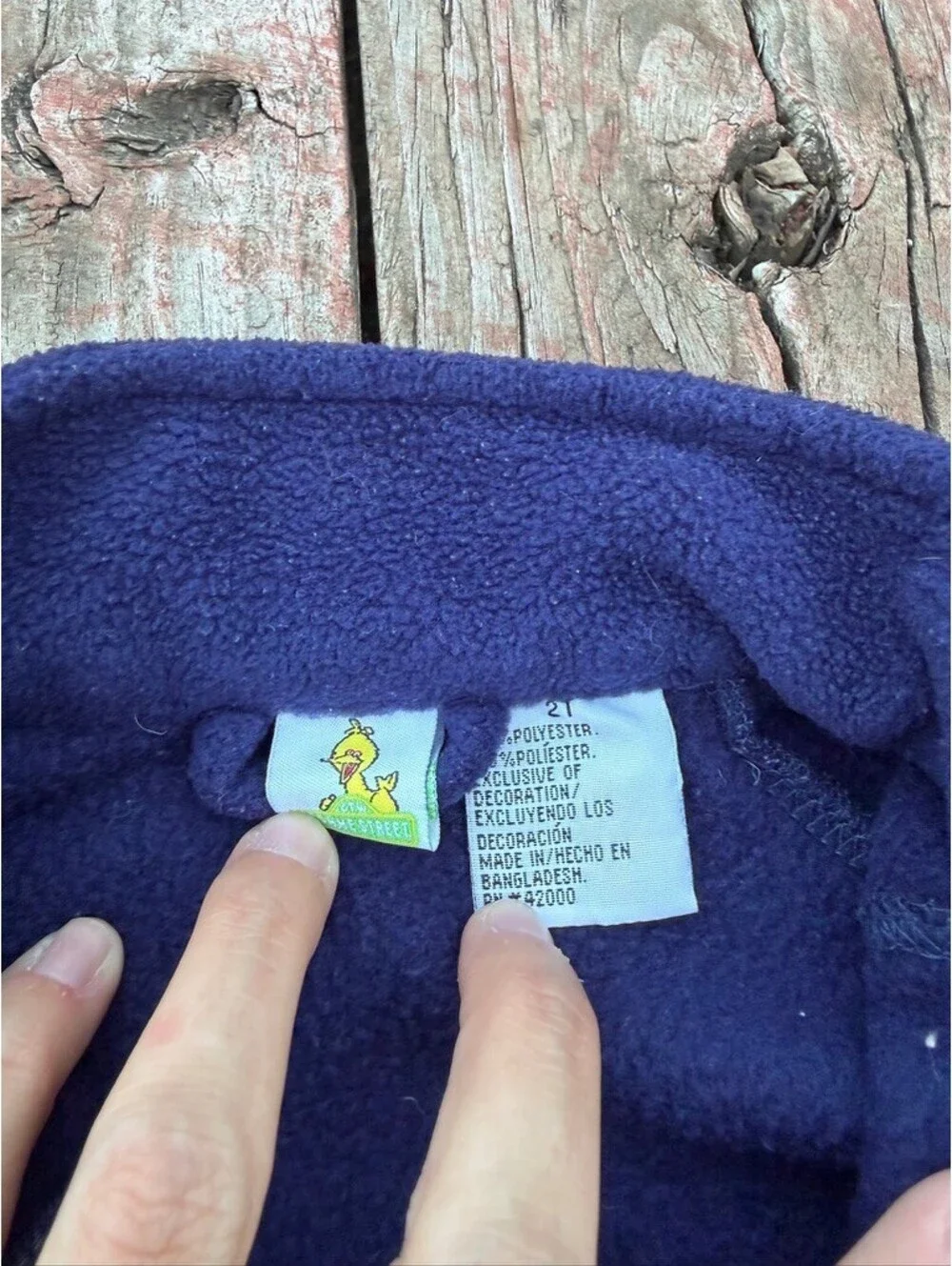 Vintage Y2K Toddler Boy Fleece Elmo Jacket Size 2T